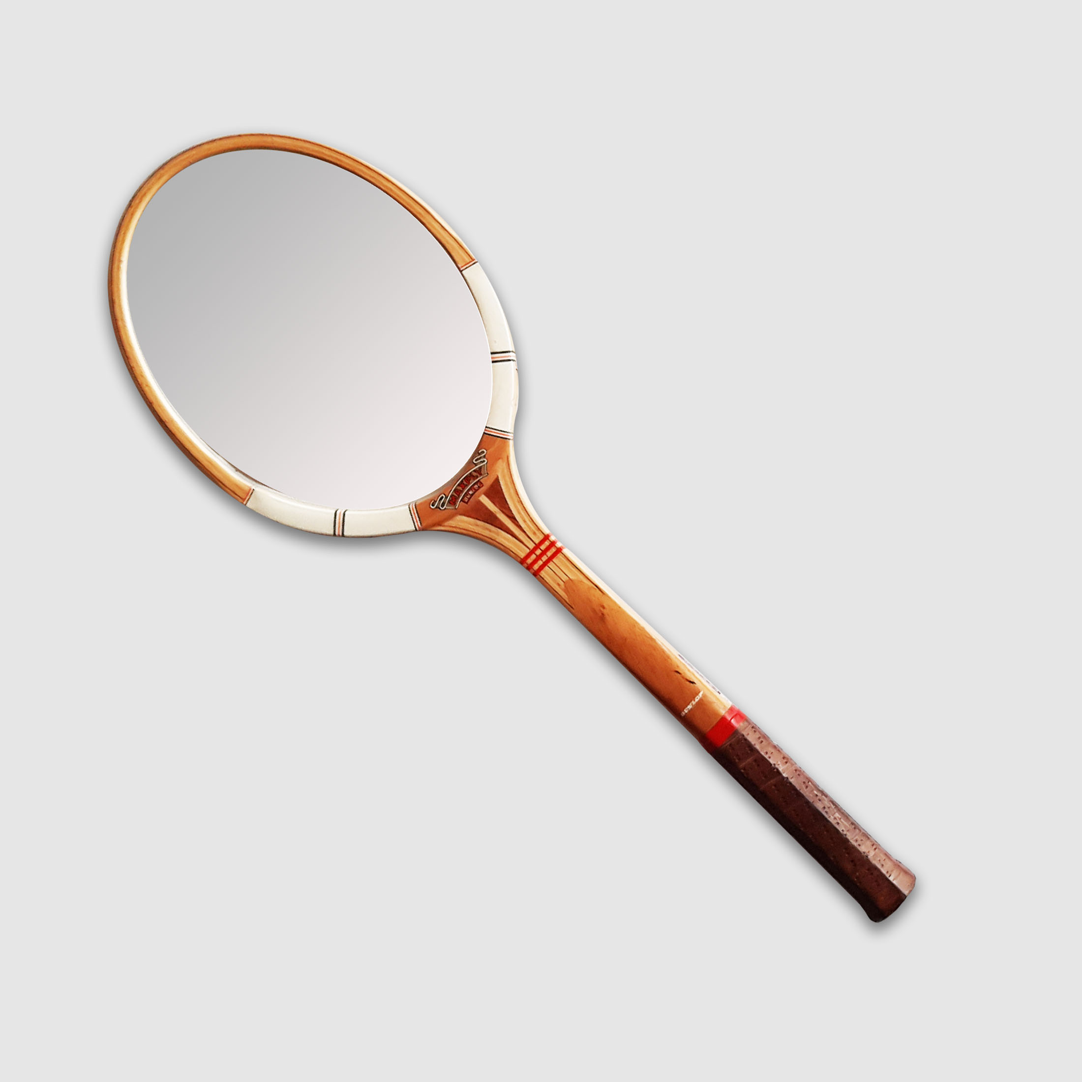 Raquette de tennis miroir